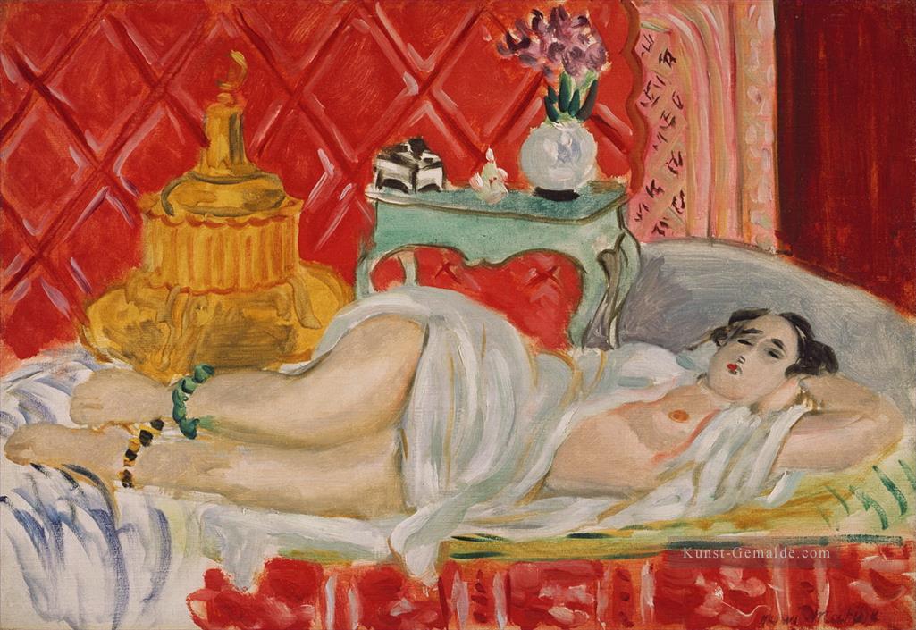 Odalisque Harmonie in rot nackt 1926 abstrakte fauvism Henri Matisse Ölgemälde